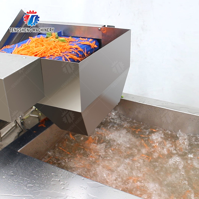 Double head cutting-hoisting-vortex washing production line Fruit Vegetable FOOD processing production Machine
