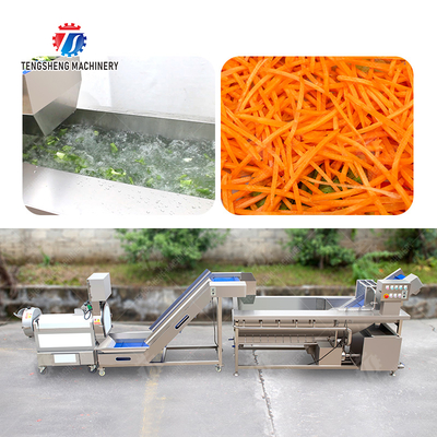 Double head cutting-hoisting-vortex washing production line Fruit Vegetable FOOD processing production Machine