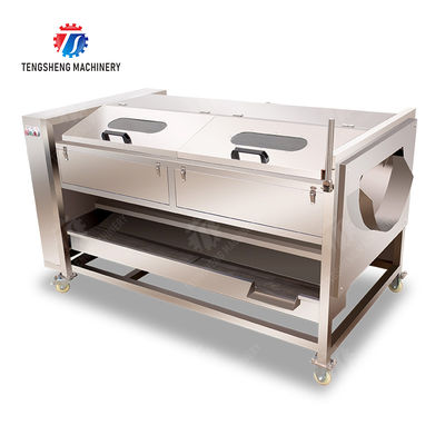 Ginger Potato Carrot Taro Sweet potato Yam Saiko persimmon papaya horseshoe Sealed Cover Type Peeling Machine Wash Washer Washing Cleaning